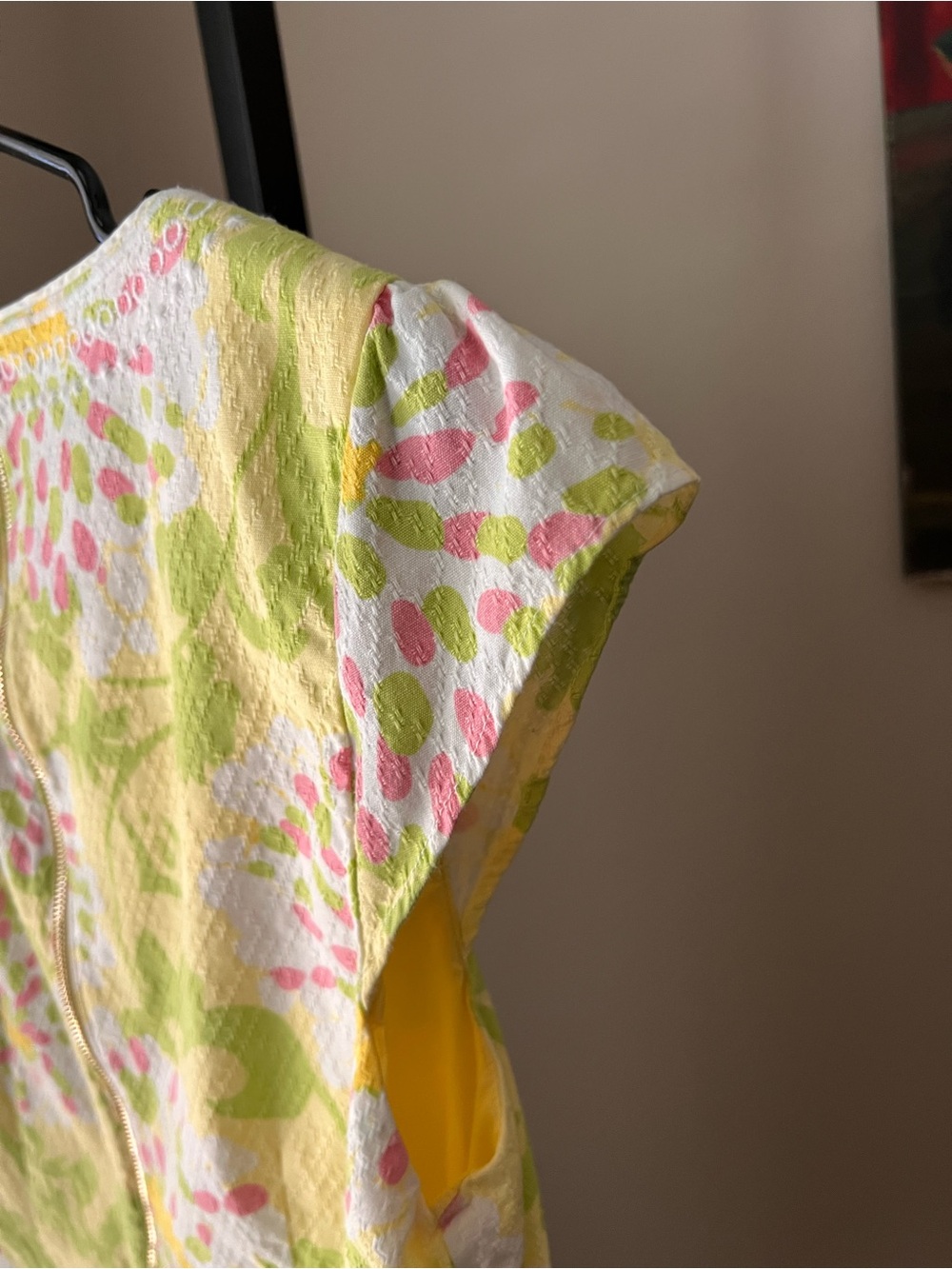 Lilly Pulitzer jubilee ‘Lilly in the leaves’ Yellow green Floral Shift Dress - Picture 11 of 11